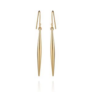 Linear Spear Drop Earrings
